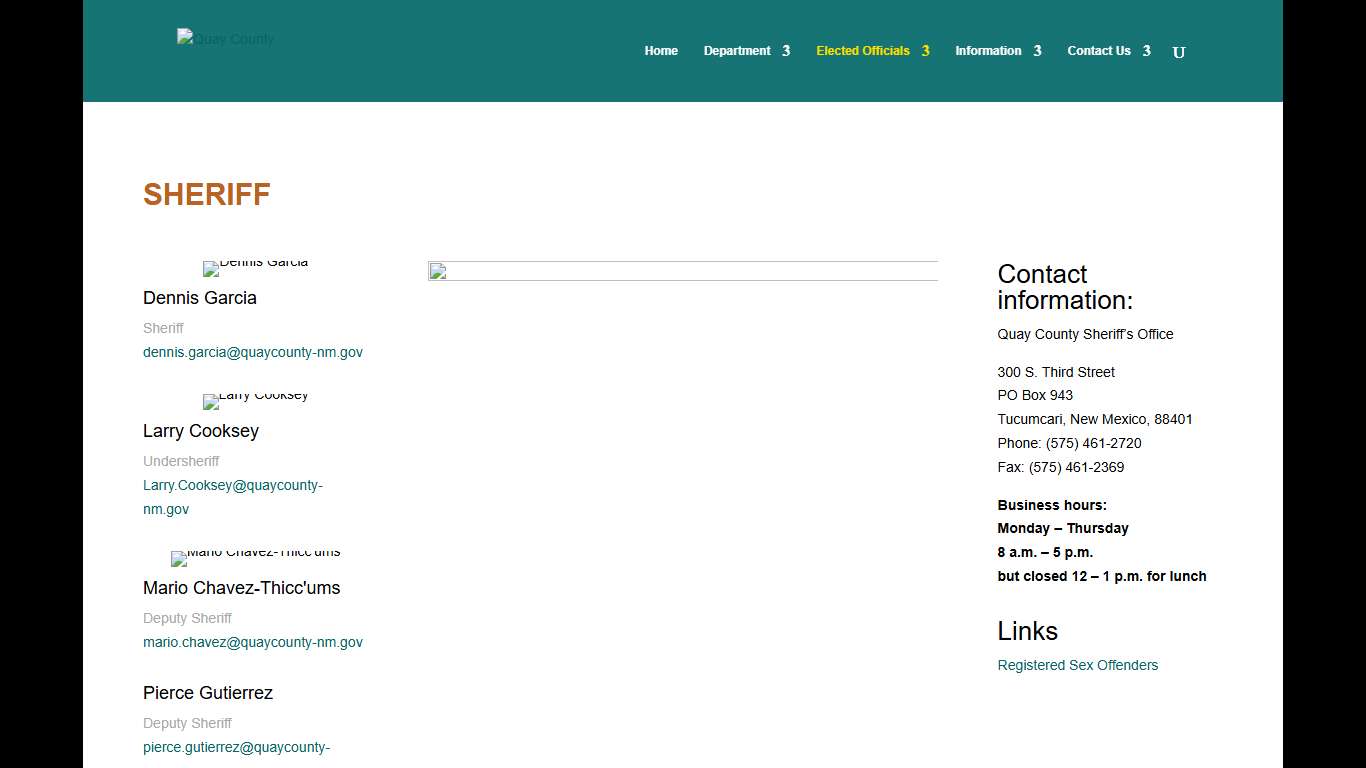 Sheriff | Quay County